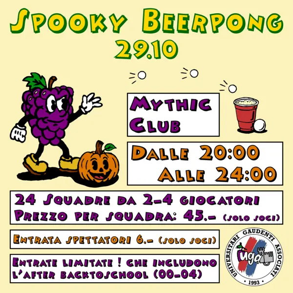 Spooky Beerpong — UGA Fribourg